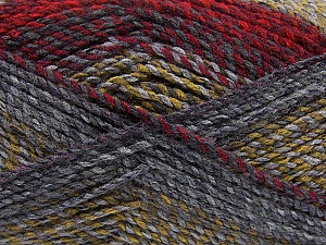 Fiber Content 100% Acrylic, Olive Green, Brand Ice Yarns, Grey, Burgundy, Yarn Thickness 4 Medium Worsted, Afghan, Aran, fnt2-48604