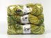 Organic Wool Bulky Hand Paint Green Shades, Gold